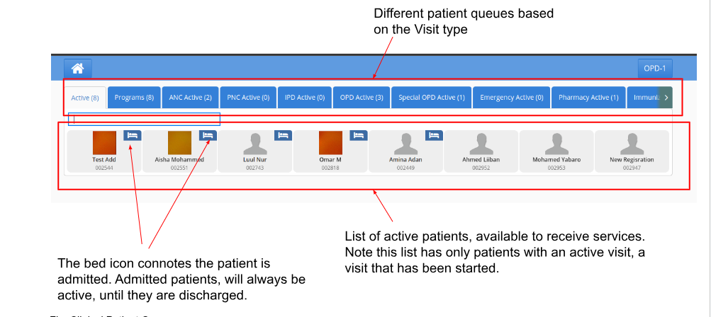 Clinical Patient Queue 