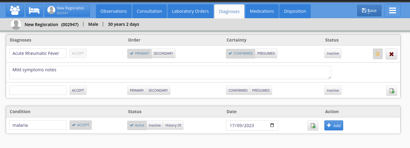 Diagnosis Module