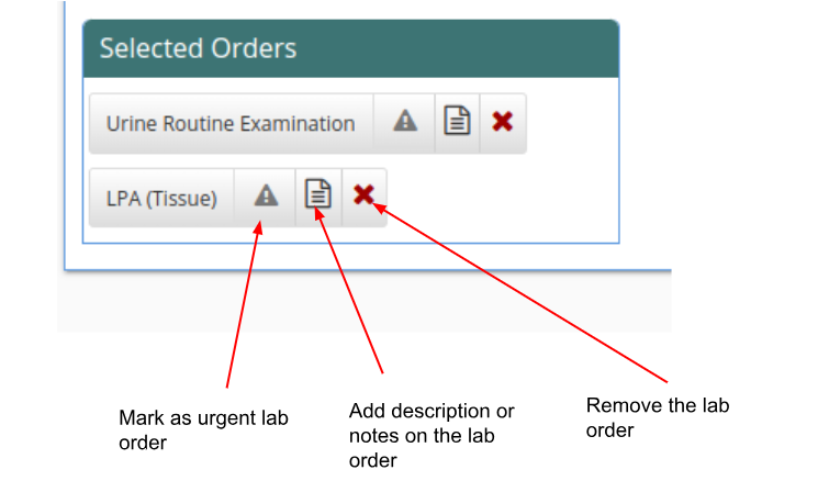 Laboratory Orders