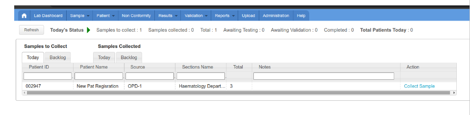 Laboratory Module Home Page 