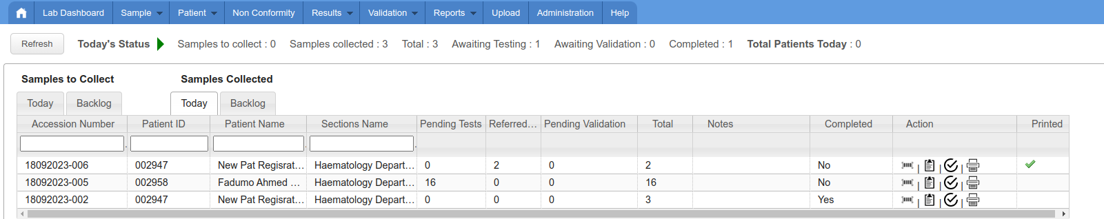 Laboratory Module - Validating Results 