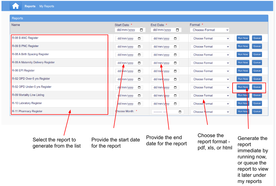 Reports App 