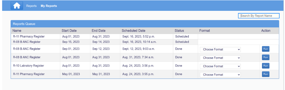Reports App 