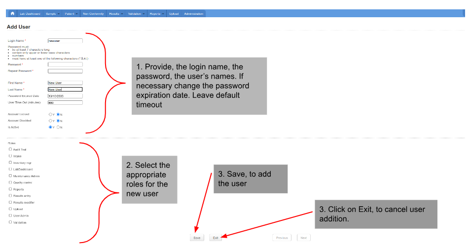 User Management Laboratory Platform 